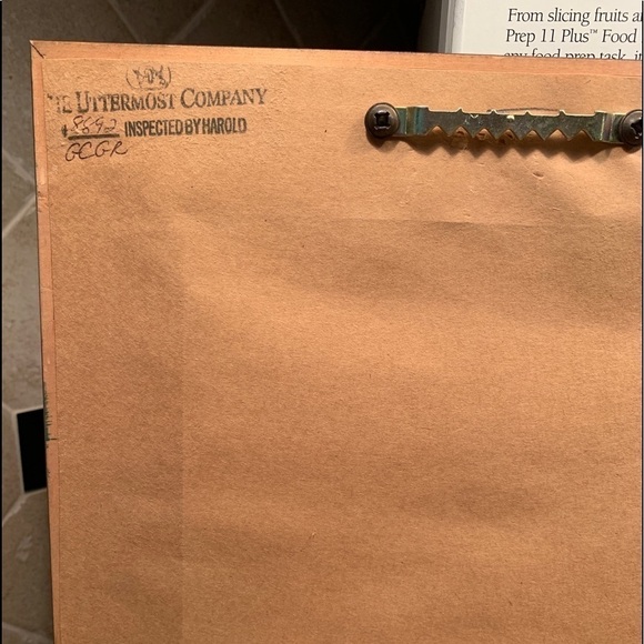 The Uttermost Company || Vintage Wood Framed Art Cow Steer 24” x 12” #8892 - Picture 10 of 13